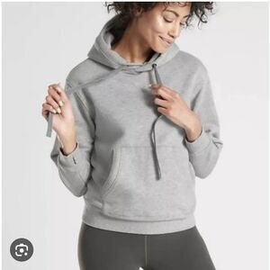 Athleta Gray Hoodie Sweatshirt